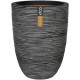 Capi Pot a fleurs Nature Rib 36 x 47 cm anthracite KOFZ782 424229