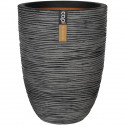 Capi Pot a fleurs Nature Rib 36 x 47 cm anthracite KOFZ782 424229