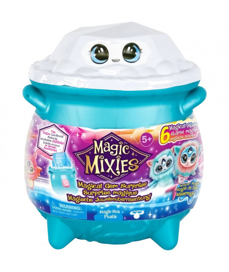 Jeu Magique - MAGIC MIXIES - Chaudron Magie des Eléments EAU - Crée ton Mixie avec Poudre Pétillante et Cristal Magique