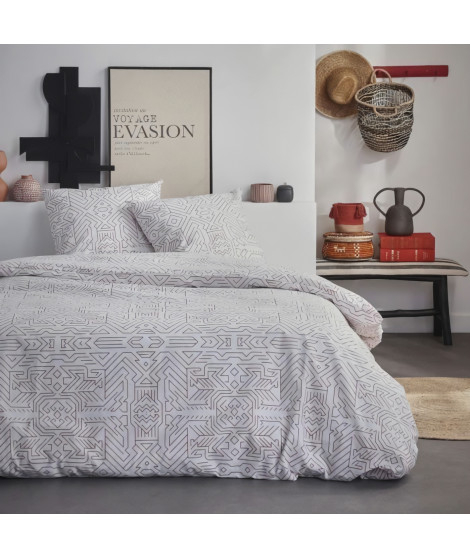 Parure de lit 2 personnes - TODAY - Crazy 7.5 - 220 x 240 cm - Imprimé