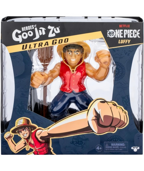 Ultragoo Luffy 17cm - HERoeS OF GOO JIT ZU - ONE PIECE - Figurine extensible avec accessoires