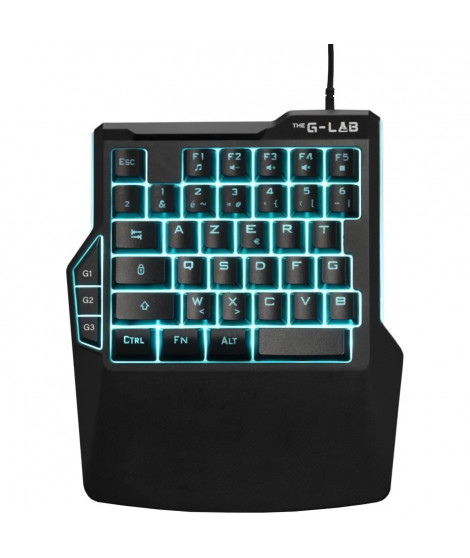 Clavier Gamer - THE G-LAB - KEYZ THORIUM - MINI CLAVIER- Filaire - Noir