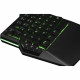 Clavier Gamer - THE G-LAB - KEYZ THORIUM - MINI CLAVIER- Filaire - Noir