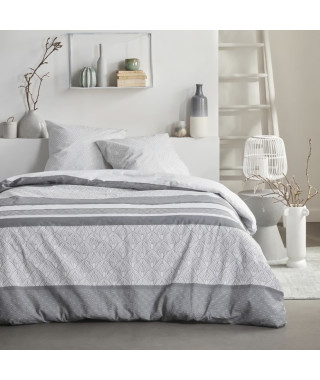 Parure de lit 2 personnes - TODAY - Crazy 7.6 - 220 x 240 cm - Imprimé