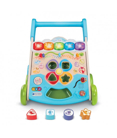 VTECH SUPER TROTTEUR NATURE INTERACTIF (JOUET AVEC PARTIE BOIS CERTIFIE FSC)