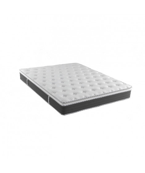 NUVOLA - Matelas - 160 x 200 cm - Epaisseur 27 cm - Ressorts - Surmatelas intégré