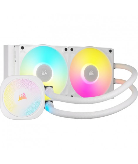 Watercooling - CORSAIR - iCUE LINK TITAN 240 RX - RGB - Blanc