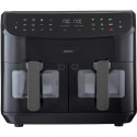 Friteuse a Air Chaud - MEDION - P20 XXL Twin - 2600 W - 2 paniers - 9 programmes - Noir