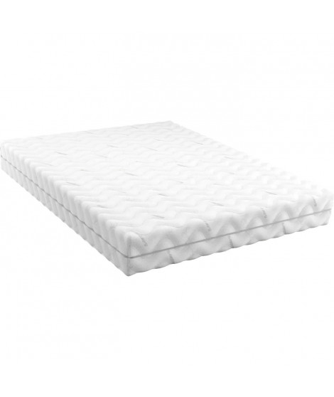 BAMBU - Matelas - 140 x 190 cm - Epaisseur : 20 cm - Réversible - Ressorts ensachés
