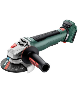 Meuleuse d'angle sans fil - METABO - WPB 18 LT BL 11-125 Quick - 18 V - MetaBOX 165 L
