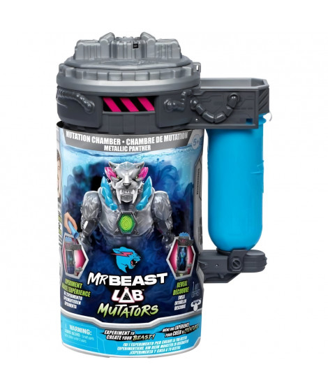 Figurine Mutators Panthere translucide chambre de mutation - MR Beast LAB - Réalise une expérience pour créér ta créature