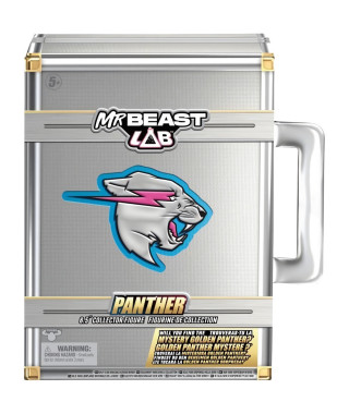 Figurine Collector - MOOSE TOYS - Panthere Mr. Beast Lab Ultime - 15,8 cm, 13 Points d'Articulation