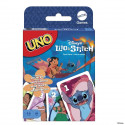 Mattel Games - Disney-UNO Lilo et Stitch-Jeu de cartes pour les enfants et la famille JCC10