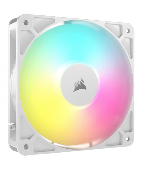 Ventilateur ARGB 120mm - CORSAIR - RS120 - Blanc - Refroidissement performant et effets lumineux ARGB