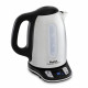 TEFAL Bouilloire électrique 1,7 L, 2400 W, 7 températures réglables, Maintien au chaud 60 min, Inox, Express Control KI240D10