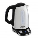 TEFAL Bouilloire électrique 1,7 L, 2400 W, 7 températures réglables, Maintien au chaud 60 min, Inox, Express Control KI240D10