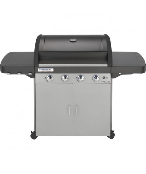 Barbecue a gaz CAMPINGAZ - Class 4 L Plus - Grille + plancha en fonte émaillée - 4 brûleurs - 78 x 45 cm - Noir