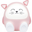 Enceinte lumineuse & veilleuse - BIGBEN - Chat - Bluetooth 5.0, 15W, Veilleuse réglable, Minuterie, Batterie USB-C