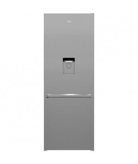 Réfrigérateur pose libre - Combiné - BEKO - BRCNE560K40DSN - Neo Frost - 510L - E - 74,5 x 70 x 192 cm - Gris acier