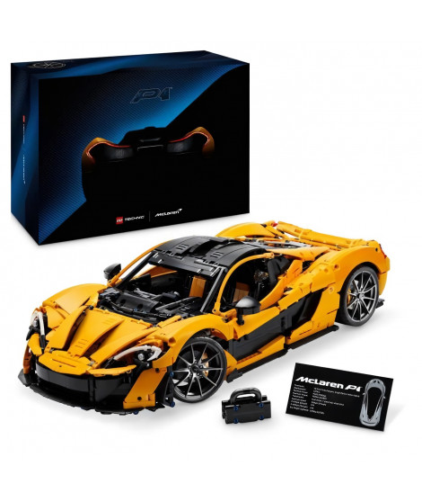 LEGO Technic 42172 McLaren P1 -Kit Maquette Hypercar pour Adultes Passionnés de Véhicules