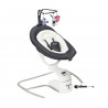 Babymoov Balancelle bébé électrique Swoon Motion, Assise a 360°, Zinc