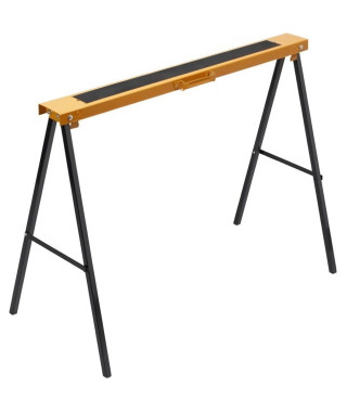 Tréteau pliable - MEISTER - Acier - 100kg de charge - Noir