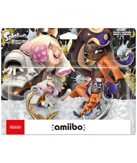 Figurine Amiibo - Perle & Coralie: Set de la Tour de l'Ordre  Collection Splatoon
