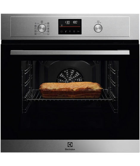 Four multifonction encastrable - Pyrolyse - ELECTROLUX - COH4P46BX0 - Inox - Porte froide 56 x 59,4 x 59 cm