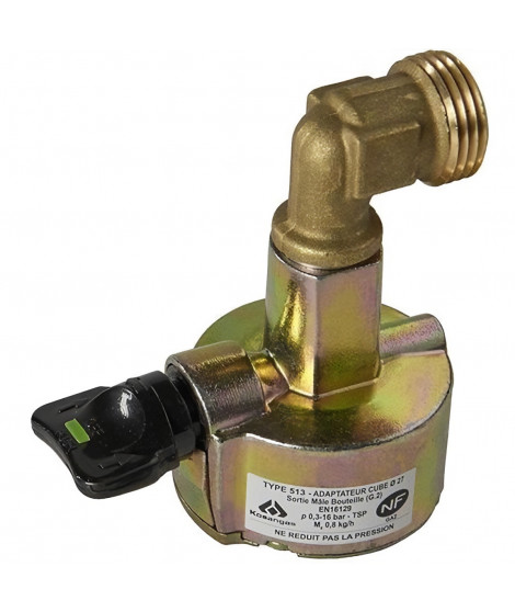 Robinet adaptateur Bethane / Propane NF - ROUSSEAU - D.27 mm
