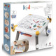 Smoby - Table enfant Créative - Feutre effacable pour la table + 2 grandes feuilles de coloriage - 3 rangements - Des 3 ans