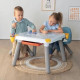 Smoby - Table enfant Créative - Feutre effacable pour la table + 2 grandes feuilles de coloriage - 3 rangements - Des 3 ans