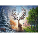 Puzzle 1000pieces, Cerf Fantastique, Adultes&enfants des 14ans, Puzzle de qualité supérieure, 12001088, Edition 50 ans, Raven…