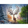 Puzzle 1000pieces, Cerf Fantastique, Adultes&enfants des 14ans, Puzzle de qualité supérieure, 12001088, Edition 50 ans, Raven…