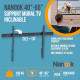 NANOOK Support Mural inclinable pour téléviseurs de 40-65 Pouces- Solution de Montage pour des télés LCD et (O)LED - Noir