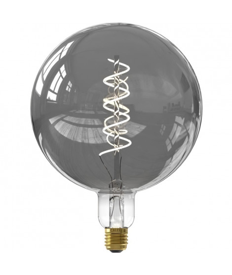 Ampoule LED E27 - CALEX - G200 SMART LED - 5 W - 130 lm - 2100 K - Intensité variable - Titanium