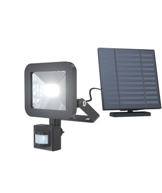 Projecteur solaire - CALEX - 800 lm - Sans fil - Extérieur - Avec panneau séparé