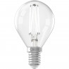 Ampoule LED E14 - CALEX - BALL P45 - Filament droit - 4,5 W - 470 lm - 2700 K - Intensité variable - Transparente