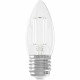 Ampoule LED E27 - CALEX - CANDLE B35 - Filament droit - 4,5 W - 470 lm - 2700 K - Intensité variable - Transparent