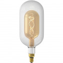 Ampoule LED E27 - CALEX - DECO XXL SUNDSVALL - Filament simple spirale - 3W - 240 lm - 2200 K - Transparent / Or blanc chaud