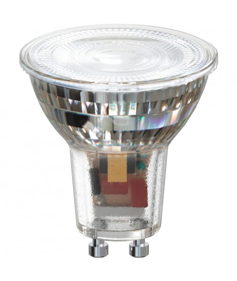 Ampoule LED reflecteur - CALEX - GU10 - 6 W - 400 lm - 3000 K - Intensité variable - Chrome