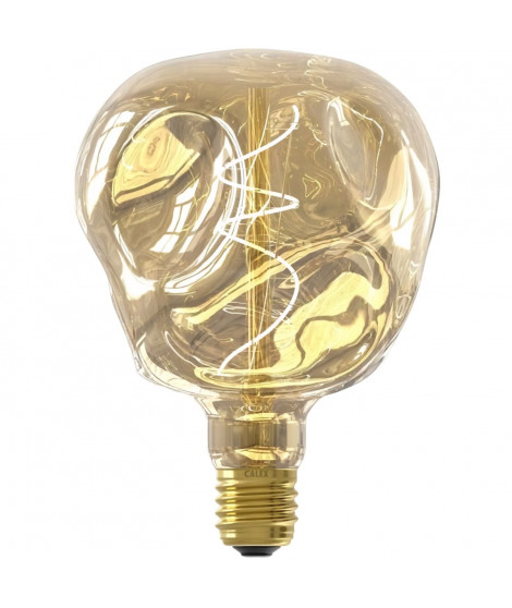 Ampoule LED E27 - CALEX - G125 NEO ORGANIC - Filament flexible - 4 W - 75 lm - 1800 K - Intensité variable - Champagne