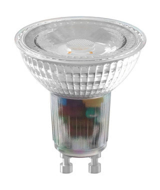 Ampoule LED reflecteur - CALEX - GU10 - 4,9 W - 345 lm - 2700 K - Intensité variable - Chrome