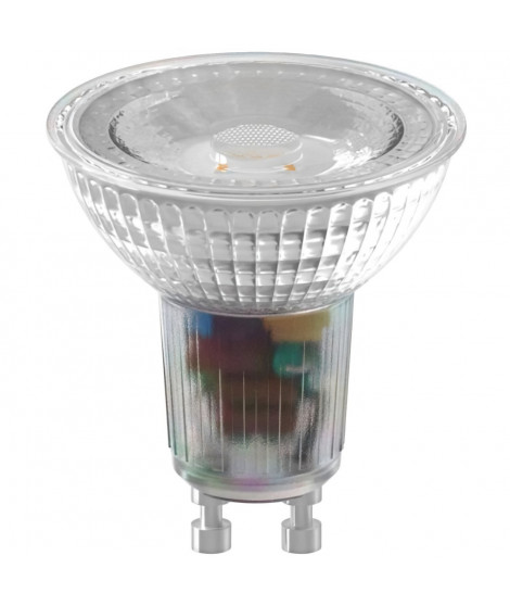 Ampoule LED reflecteur - CALEX - GU10 - 4,9 W - 345 lm - 2700 K - Intensité variable - Chrome