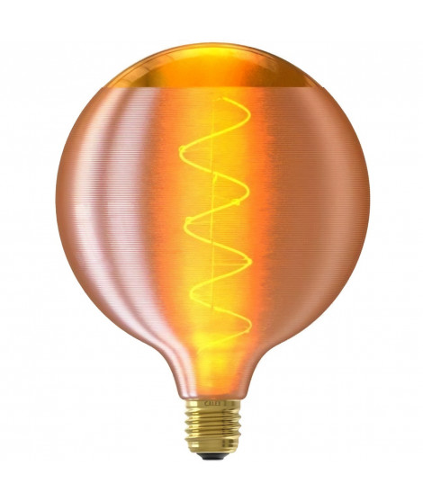 Ampoule Silk Globe G125 Gold Filament spirale 220-240V 4W 140lm 1800K E27 intensité variable