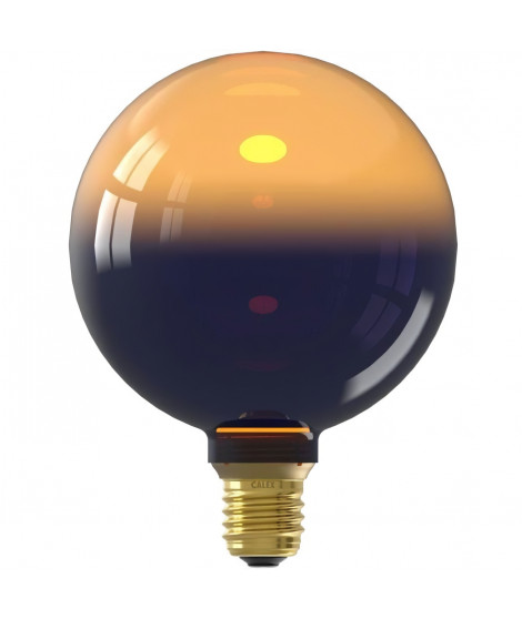 Ampoule LED E27 - CALEX - INCEPTION G125 - 3,5 W - 80 lm - 1800 K - Dégradé noir / or