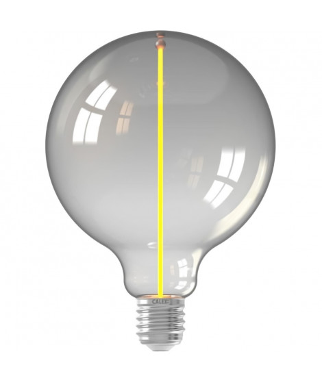Ampoule LED E27 - CALEX - MAGNETO G125 - Filament droit - 3,4 W - 90 lm - 1800 K - Titanium