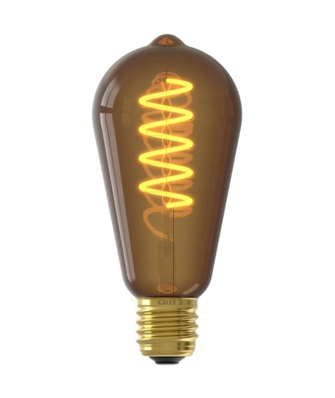 Ampoule LED E27 - CALEX - ST64 RUSTIC - Filament flexible - 4 W - 100 lm - 1800 K - Intensité variable
