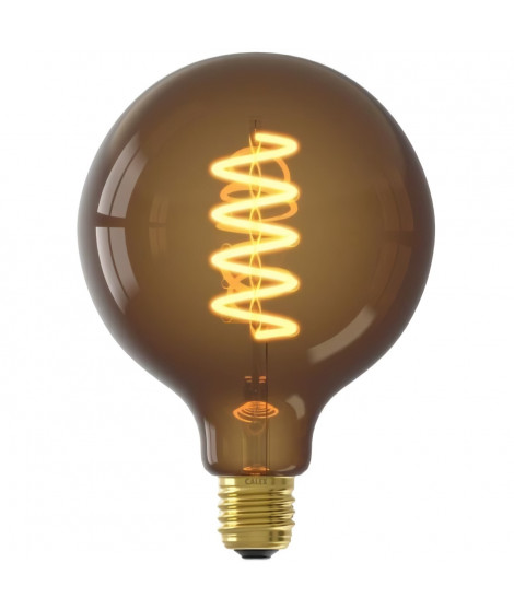 Ampoule LED E27 - CALEX - G125 GLOBE - Filament droit - 4 W - 120 lm - 1800 K - Intensité variable - Naturel