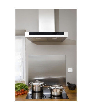 NORDLINGER PRO Fond de hotte - 60x70 cm - Finition Inox