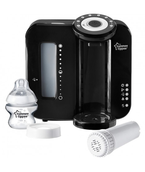 TOMMEE TIPPEE Perfect Préparateur Chauffe Biberons, Perfect Prep, Noir